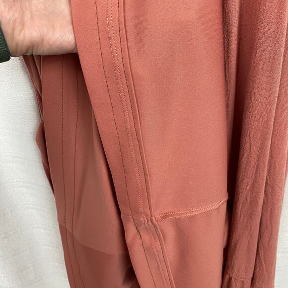 Torrid Beige Desert Sand Woven Tiered Mini Dress Sz.4 - Picture 13 of 16